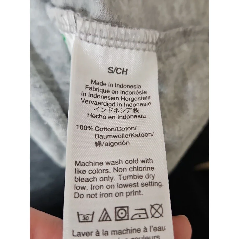 J. Crew Heathered Grey Essentials Tee S 100% Cotton Minimalist Basic Shirt